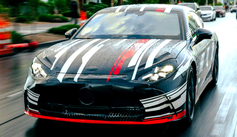 Mercedes-AMG’s New Hyper Sedan Sheds Most Of Its Camo At Vegas GP