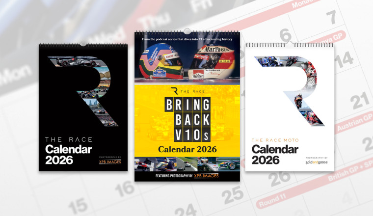 Get 20% off The Race's 2026 F1, MotoGP and BBV10s calendars