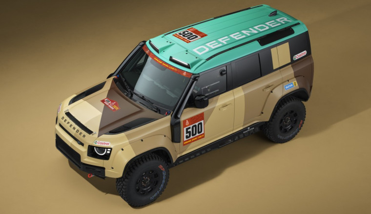 Land Rover’s New Defender Race Car Has 145-Gallon Gas Tank and ‘Flight Mode’ for Jumps