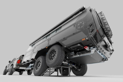 This $200,000 Off-Road Camper Has the Craziest Trailer Suspension You’ll Ever See