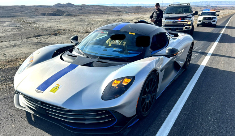 Utah Cops Pulled Over A $1.1M Aston Martin Prototype For “Burning Up The Road”