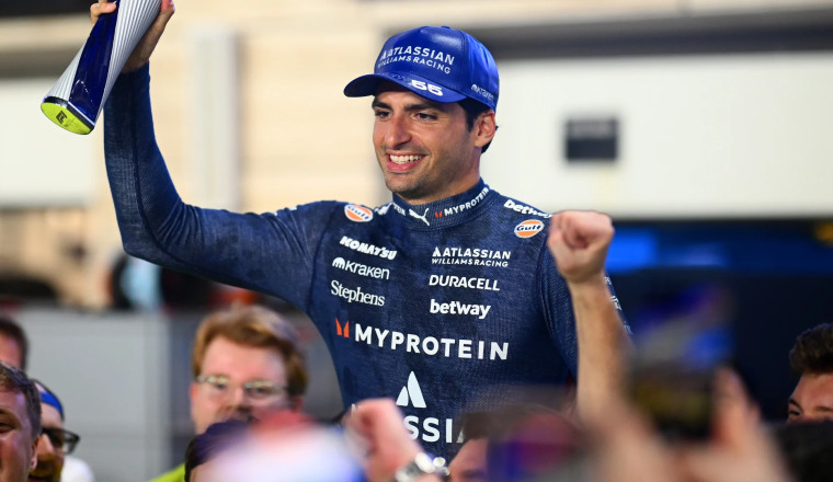 Sainz ‘over the moon’ with podium in Qatar