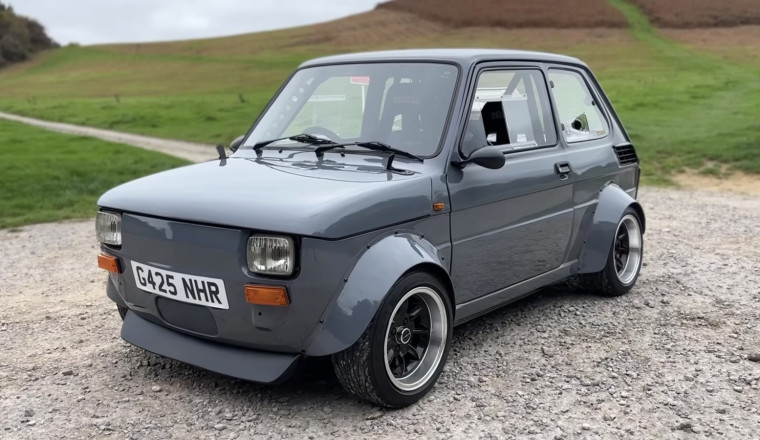 This Genius Dropped A BMW Motorcycle Engine Into A Fiat 126 And Made It Awesome