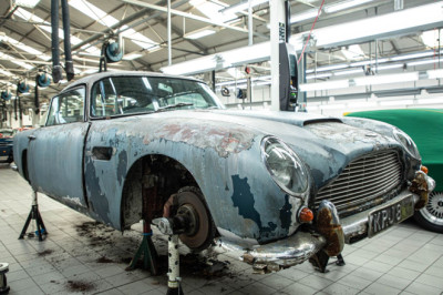 Aston Martin restores DB5 bought for £900