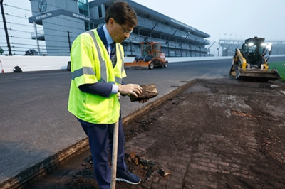 IMS Turn 2 Repave Unearths 116-Year-Old Brickyard Secrets