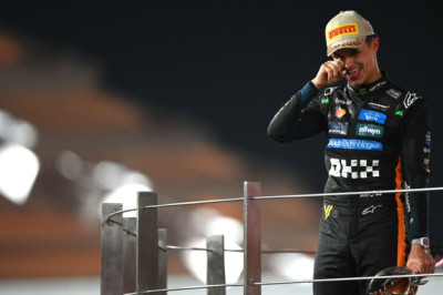 Norris in tears as he celebrates 1st F1 world title