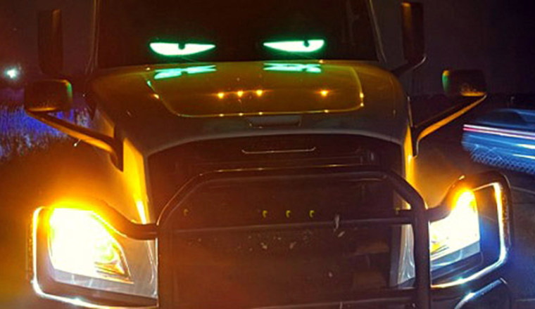Police Warn Truckers After Spotting Those Green “Angry Eyes” Again