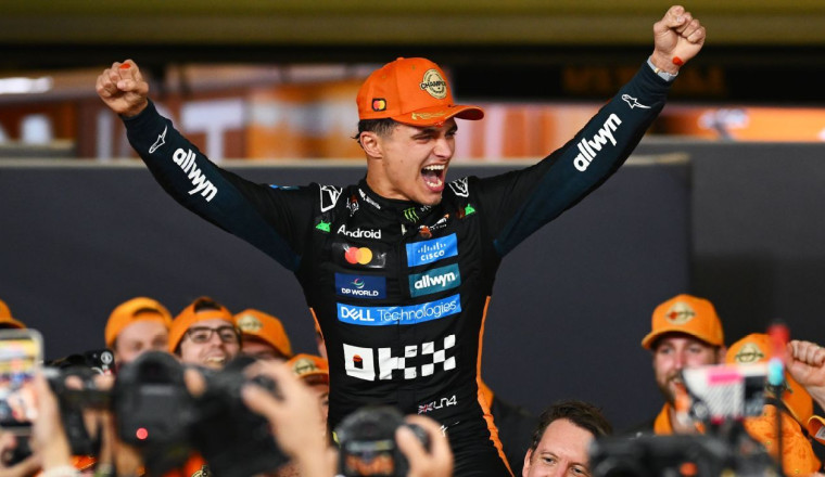 Norris to run with No.1 on McLaren in 2026