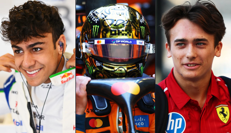 All the drivers taking part in the 2025 post-season test