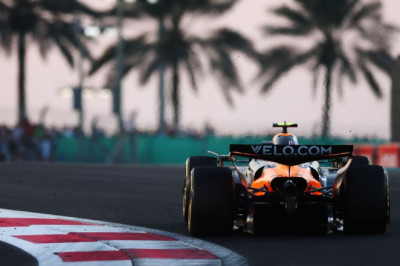 F1 champ Norris drives in Pirelli test in Abu Dhabi