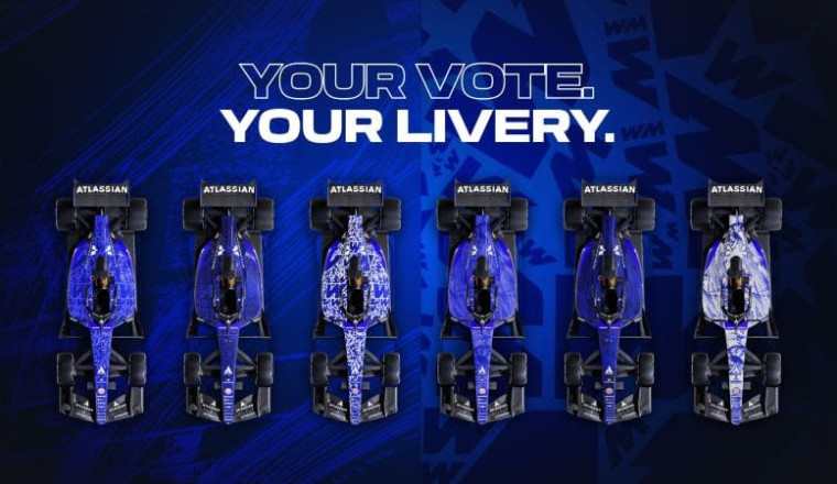 Williams to let fans decide F1 livery for 2026 car's debut