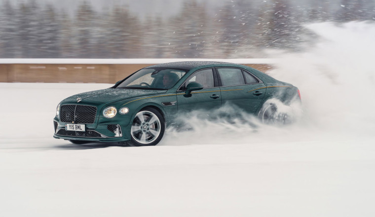 Watch A Bentley Flying Spur Set A Very Specific Lap Record