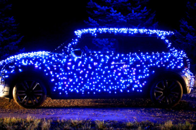 You Might Want To Rethink Adding Christmas Lights To Your Car