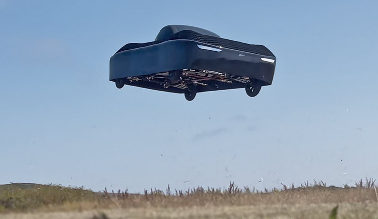 'World's first' flying car begins production! Futuristic £235,000 vehicle that lets drivers FLY over traffic jams is being hand-assembled in the US
