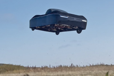 'World's first' flying car begins production! Futuristic £235,000 vehicle that lets drivers FLY over traffic jams is being hand-assembled in the US