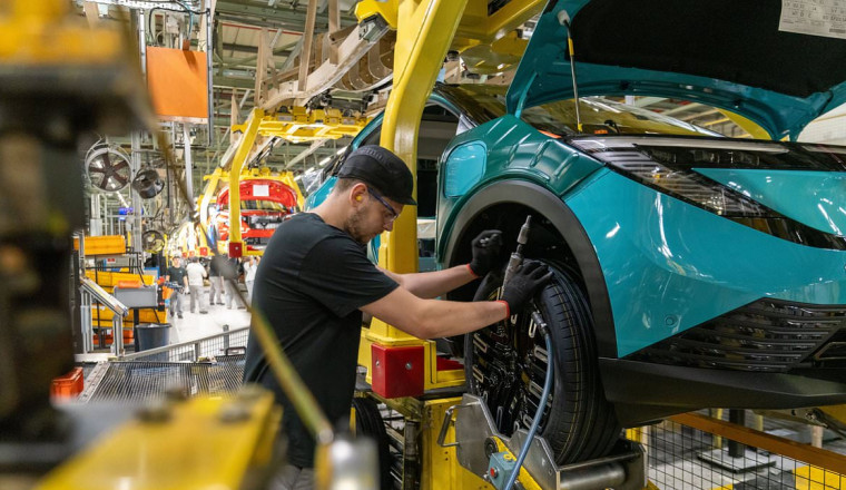 Electric Nissan Leaf production starts TODAY: Survival of Britain's biggest car factory now relies on it being a sales hit