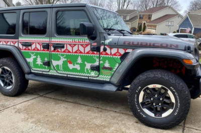 Mopar Offers Ugly Sweaters For Jeep Wranglers, Gladiators That'll Make Grandma Want To Pinch Their Cheeks