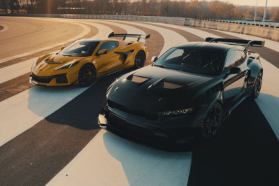 Top Gear Tests the Mustang GTD and Corvette ZR1