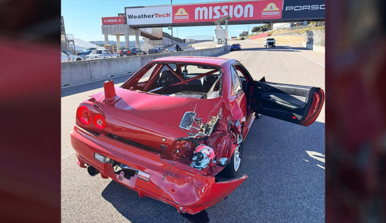Skyline GT-R Owners Sue Laguna Seca After Tractor Smashed Into Stopped Cars During Red Flag