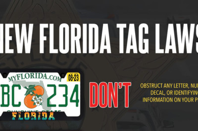 This Plate Frame Got A Man Arrested, Even Though Florida Says It’s Legal