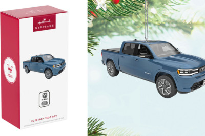 You Can Buy A Hallmark Christmas Ornament Of The Electric Ram 1500 REV That Was Canceled Before It Ever Went On Sale