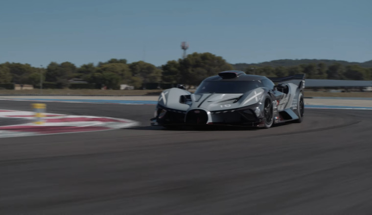 Bugatti Bolide on the Limit at Circuit Paul Ricard