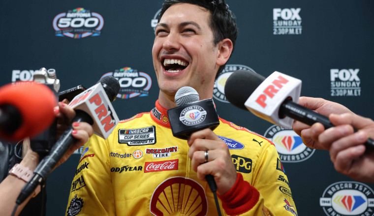 NASCAR driver Joey Logano has a new ‘bald’ look for 2026
