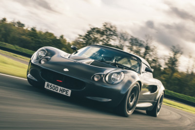 Driving the 330bhp, £375,000 carbon-bodied Elise