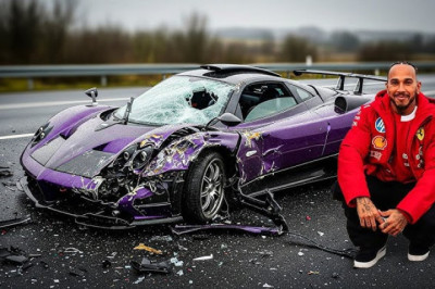 Lewis Hamilton Crashed His Pagani Zonda and Made £7 Million Doing It