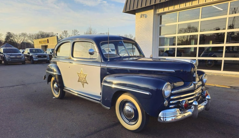 At $9,900, Is This 1948 Ford Super De Luxe Police Cruiser An Arresting Deal?