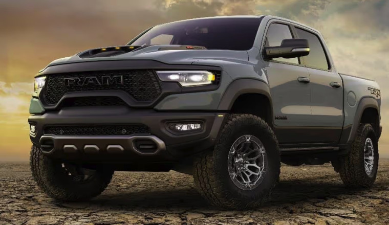 Ram’s Hellcat pick up returns as a 777bhp 1500 SRT TRX, aimed squarely at humiliating Ford’s F 150 Raptor R on power, pace and price.