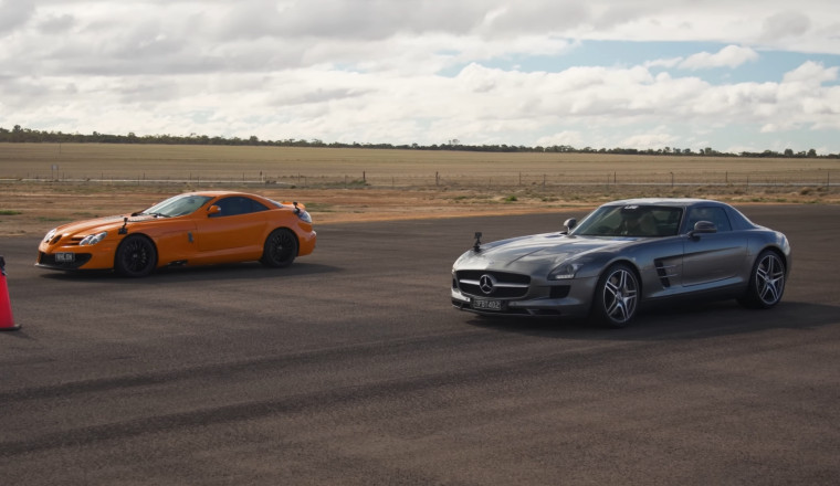 SLR McLaren Defeats SLS AMG in Straight-Line Test