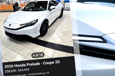 This Honda Dealer Thinks Discounting Prelude’s $25,000 Markup Counts As A Deal