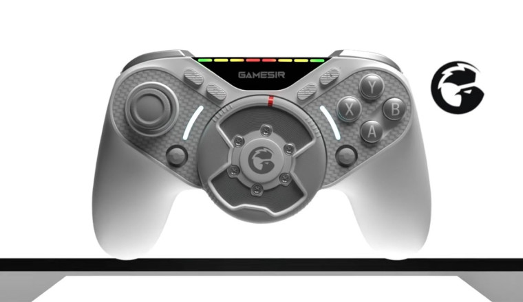 Forget Sticks: This Controller Uses a Tiny Direct-Drive Force-Feedback Wheel