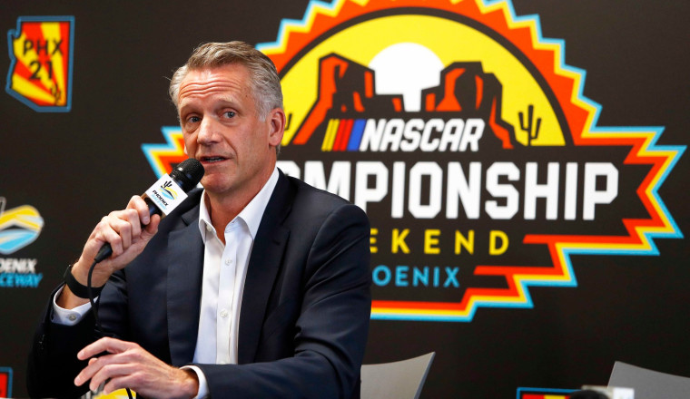 Steve Phelps is stepping away from NASCAR