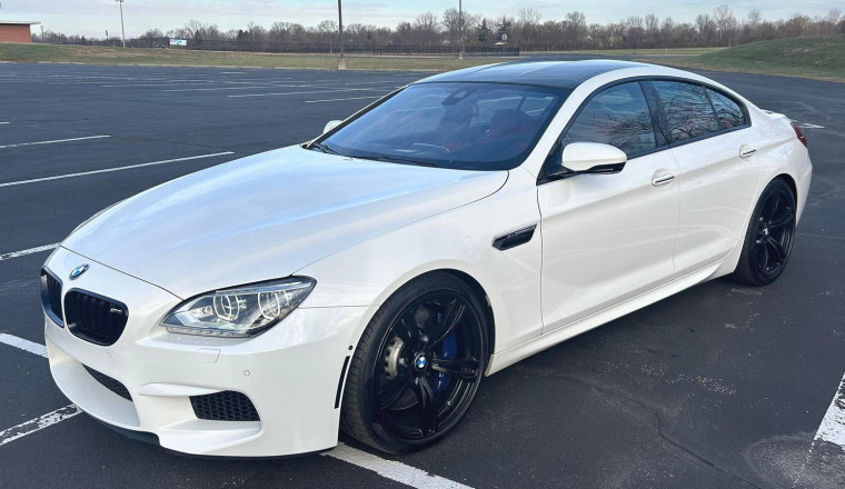 BMW Only Built 103 Manual M6 Gran Coupes, So Even In Basic White This One Is Worth Bidding On