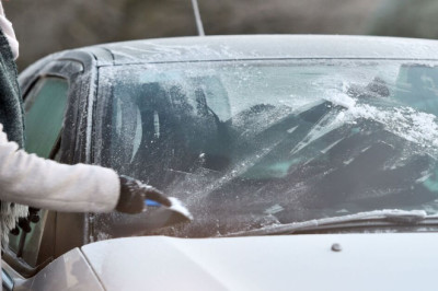Put cardboard on windscreen on Thursday