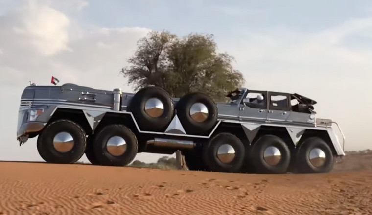 This 10-Wheeled Sheikh-Mobile Is My Least Favorite Car in the World