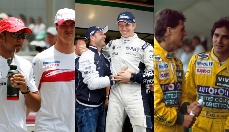 14 drivers from different eras who raced each other in F1