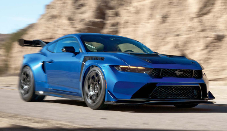 Dream desert drive: Flat out in the savage 815bhp Ford Mustang GTD