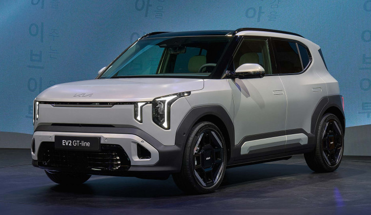 Kia EV2 small electric SUV revealed at Brussels Motor Show