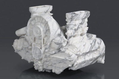 This Artist Creates Porsche 911 Parts Out of Marble