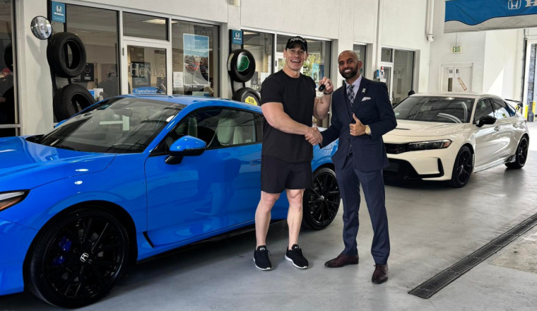 John Cena Just Added a Prelude to His Growing Honda Collection