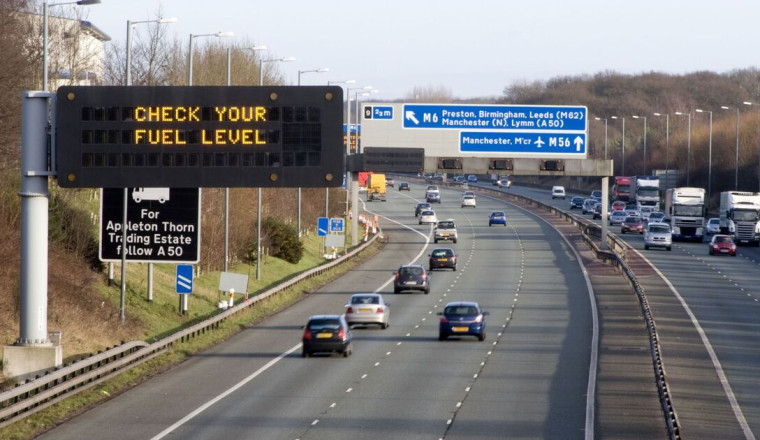Motorway petrol drivers hit with 20p per mile charges in January