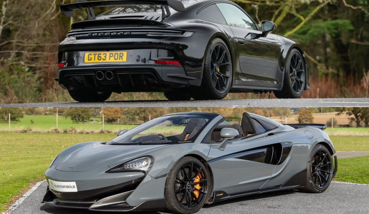 2022 911 GT3 vs 2019 600LT | Spotted showdown!