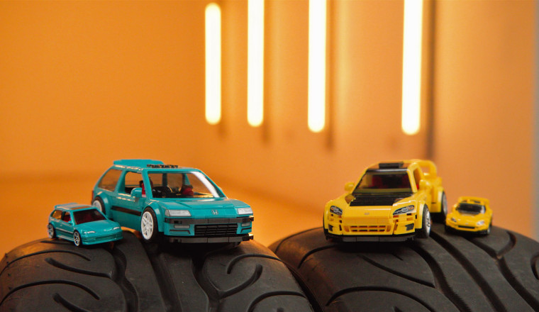 Hot Wheels Brick Shop adds Honda legends to self-build model range