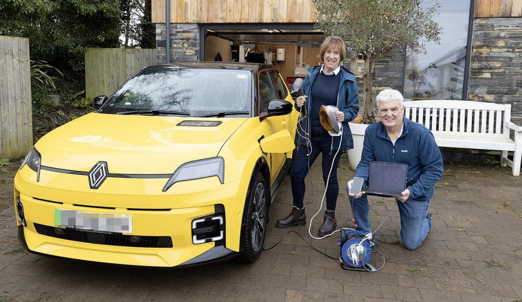 Our power went out during Storm Goretti - so we used our electric car to keep the lights on in the house
