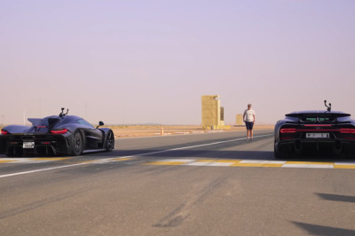 The Koenigsegg vs Bugatti Drag Race Rematch