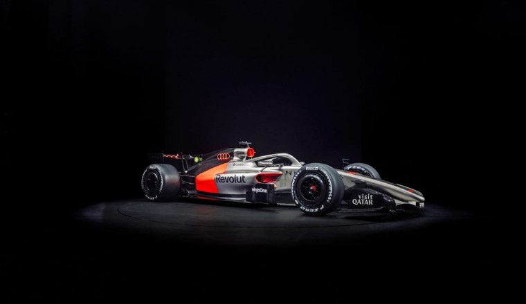 Audi reveals 2026 F1 livery - but keeps car it's tested hidden