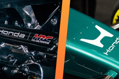 Honda Already Put Its New Logo on the 2026 Aston Martin F1 Car